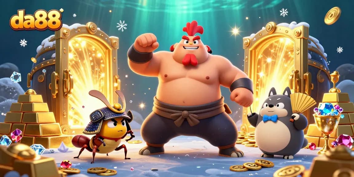 Experience thrilling gameplay with da88, featuring vibrant characters and rich casino elements.