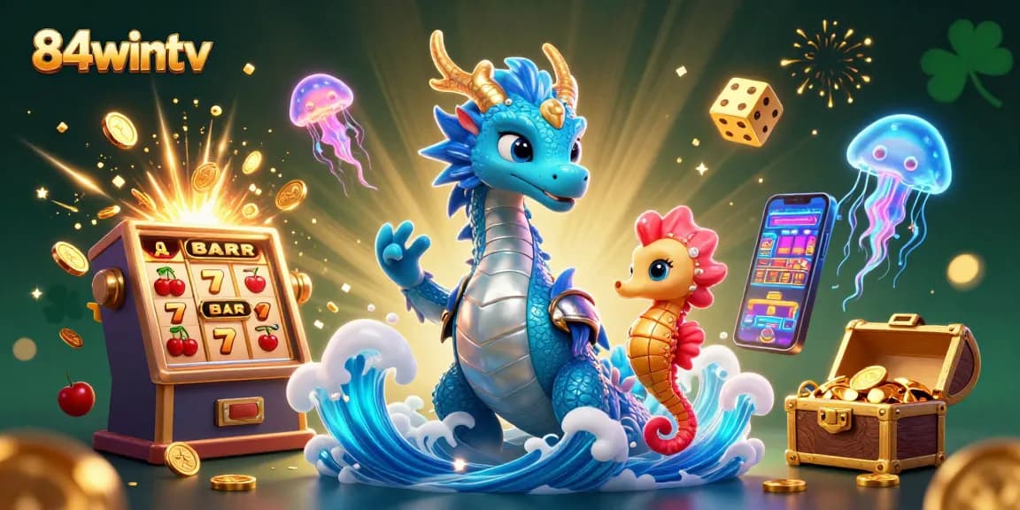 Experience thrilling gameplay with 84wintv's vibrant characters and dynamic casino elements.