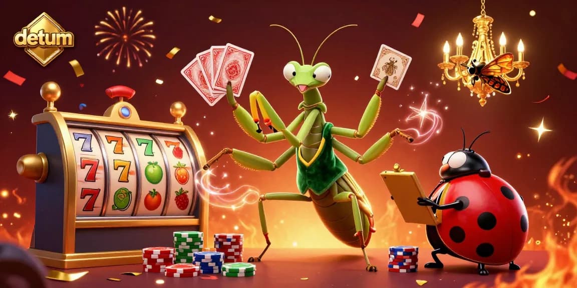 Engage with datum's immersive casino experience featuring 3D vibrant slot action and charming characters.