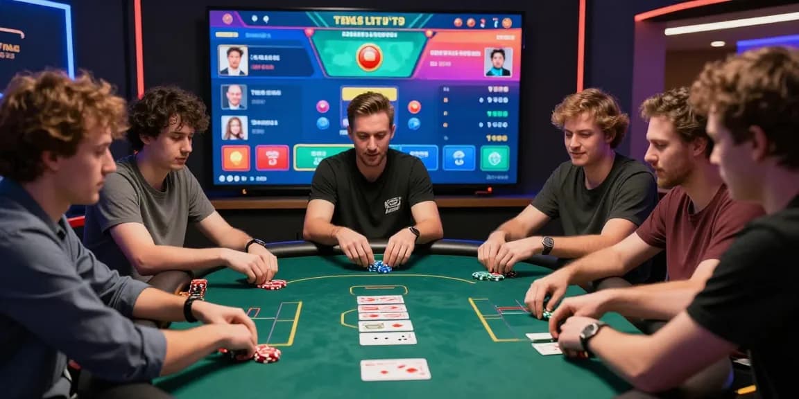 Engaging online poker game showcasing players enjoying Daftar Dominobet with vibrant graphics and community interaction.