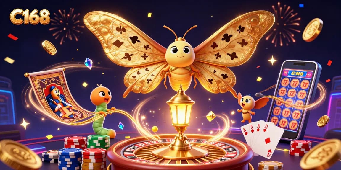 Experience exhilarating slots and jackpots with C168's captivating casino atmosphere.