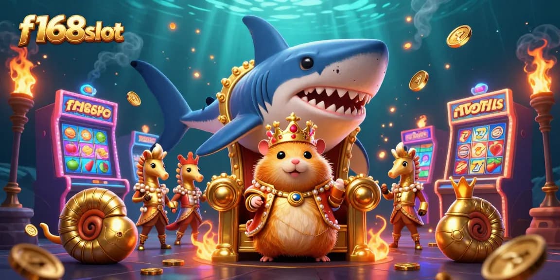 Engage in explosive fun at f168slot with a golden hamster king and dynamic slot machines.