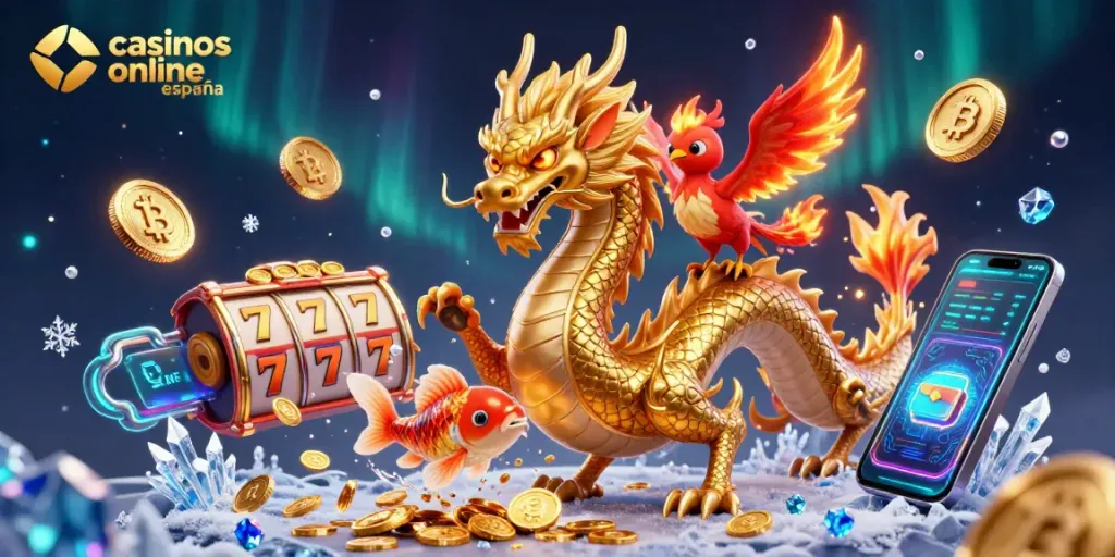 Disfruta de los mejores casinos online en España con slots y jackpots emocionantes en esta ilustración en 3D