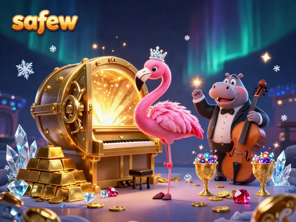Experience safew in a vibrant casino scene with singers and jewels, delivering excitement and glamour.