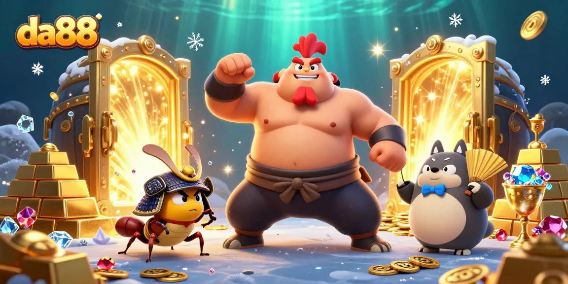 Experience thrilling gameplay with da88, featuring vibrant characters and rich casino elements.