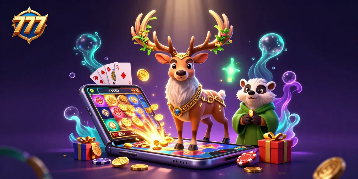 Experience the thrill of 777 slot games with vibrant characters and dynamic casino elements in action.