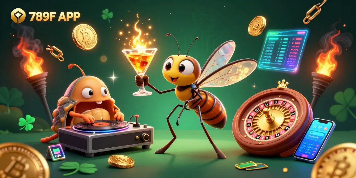 Experience thrilling gameplay with 789F APP in a vibrant, dynamic casino scene.