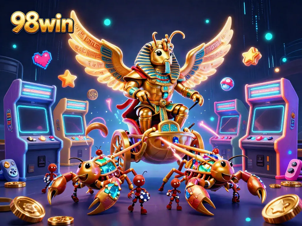 Experience thrilling gameplay at 98win with a vibrant casino atmosphere and exciting characters.