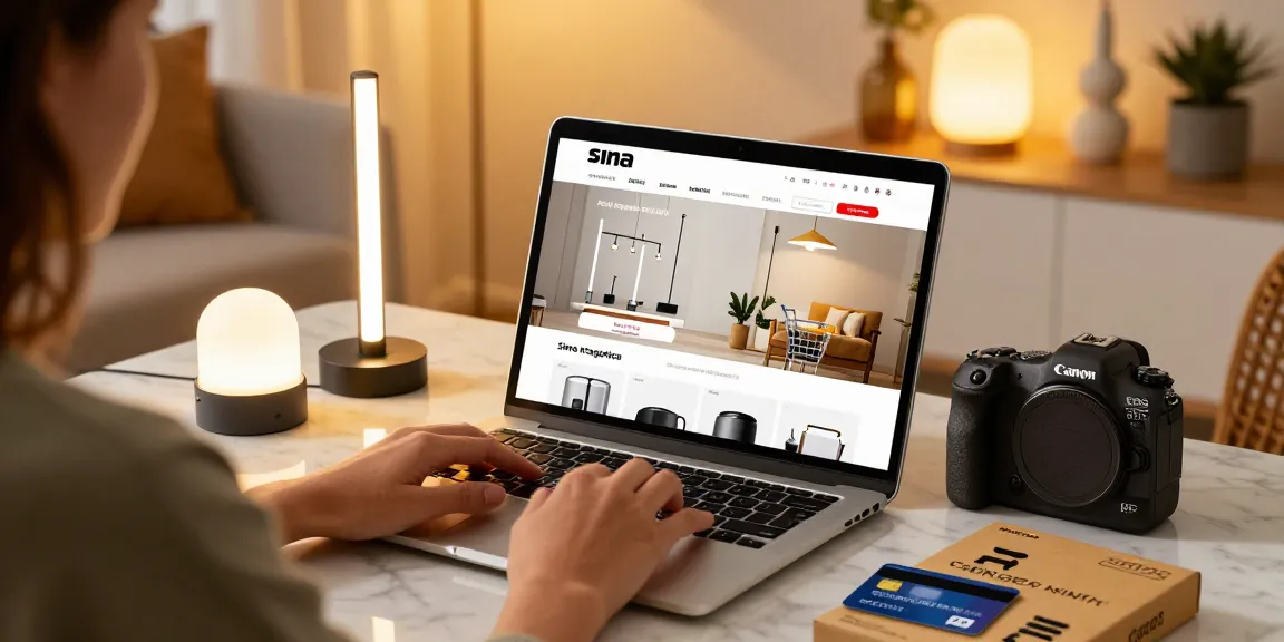 Sina magnetica LED system showcased in a comfortable online shopping environment, ideal for buyers looking for the best deals on e-commerce platforms.