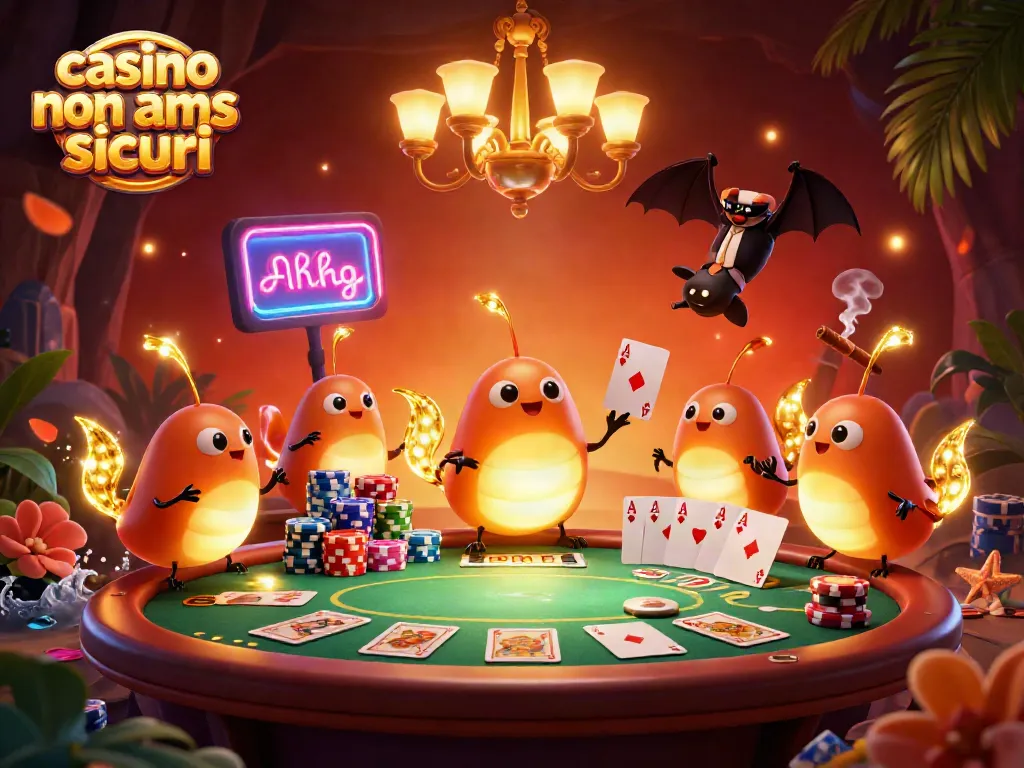 Gioca nei casino non AAMS sicuri con l'atmosfera di una caverna illuminata dai luccicanti vermi luminosi.