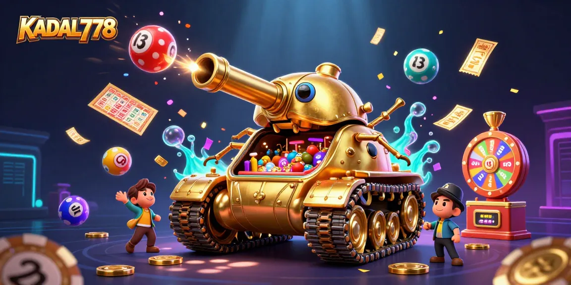 KADAL778 showcases an interactive casino experience with unique gaming elements in a vibrant 3D scene.