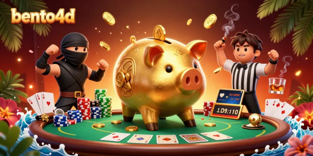 Engage with bento4d in this vibrant casino scene featuring dynamic characters and game elements.