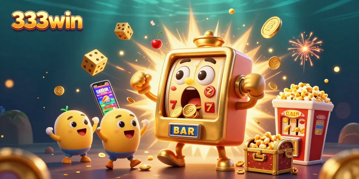 Experience thrilling victories with 333win's dazzling jackpot scene featuring exciting slot machines.