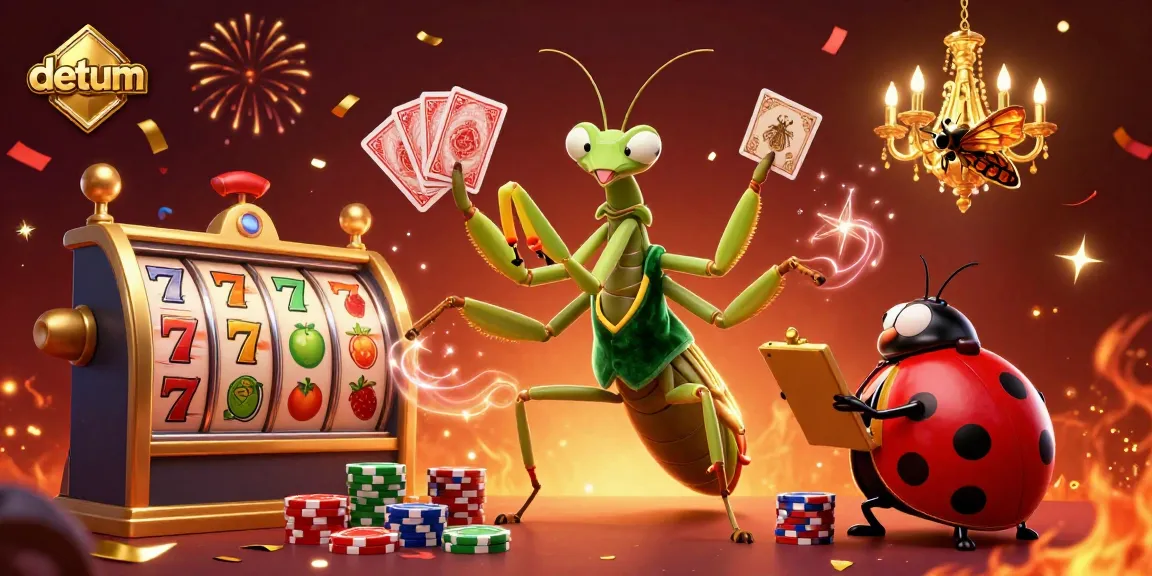 Engage with datum's immersive casino experience featuring 3D vibrant slot action and charming characters.