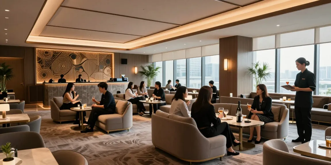 강남타이밍 쩜오의 고급스러운 내부와 따뜻한 분위기를 담은 이미지