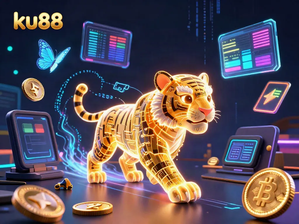 Experience the thrill of ku88 casino with vibrant 3D elements showcasing dynamic gameplay and crypto rewards.