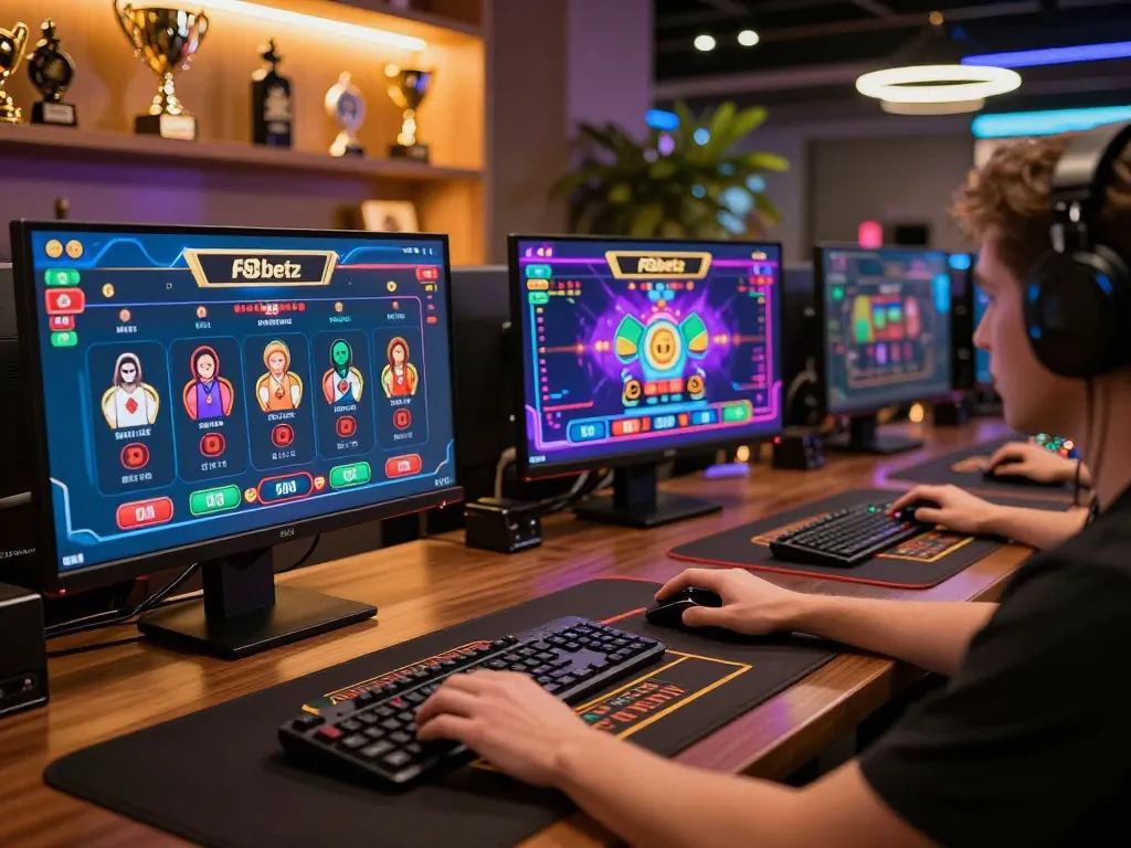Engaging in live dealer games on f8betz platform, showcasing a vibrant gaming environment.