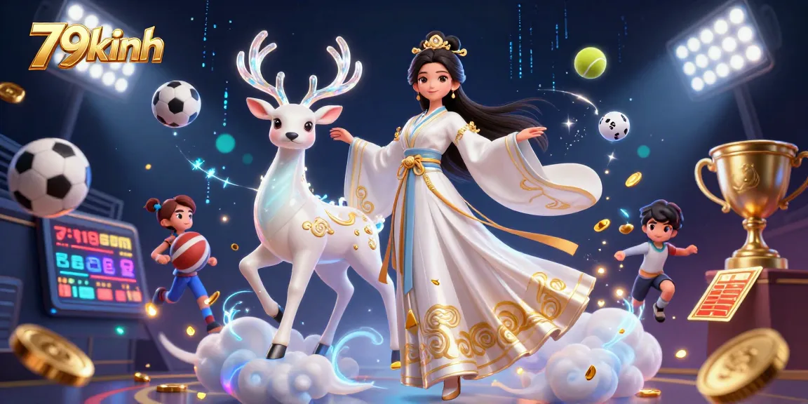 Engage with the 79kinh online casino experience amidst vibrant gaming elements and dazzling visuals.