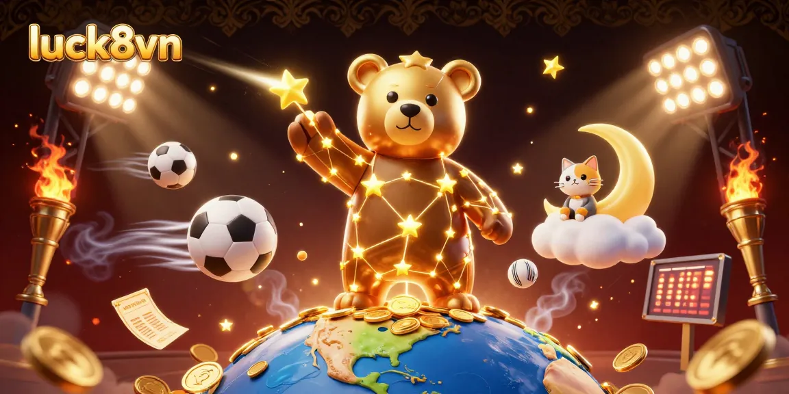 Winning players enjoy the latest games at luck8vn, surrounded by immersive 3D casino elements.