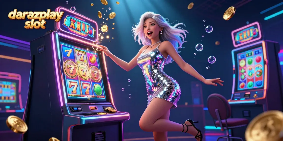Experience the thrill of darazplay slot with a stunning jackpot celebration scene.