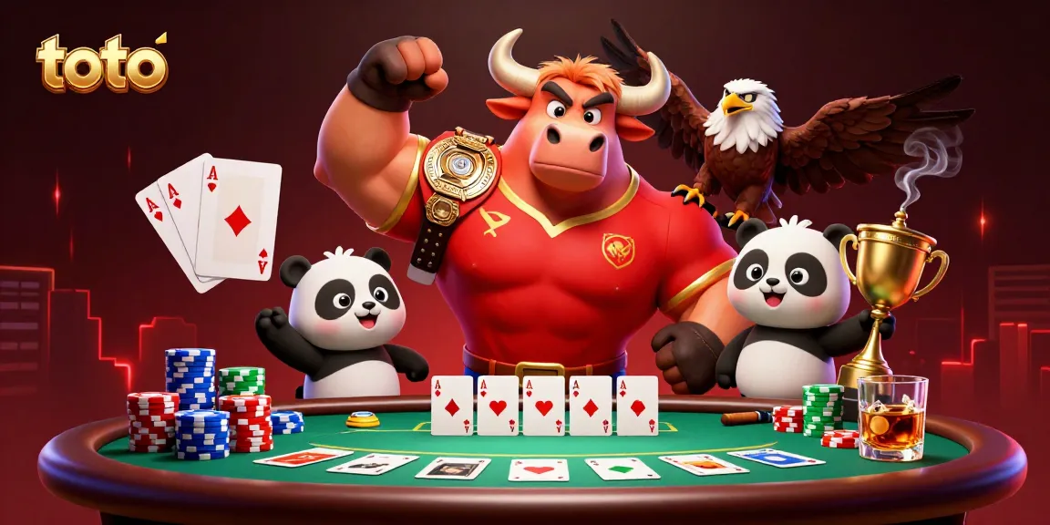 Engage with toto in a vibrant casino scene showcasing poker excitement and winning vibes.