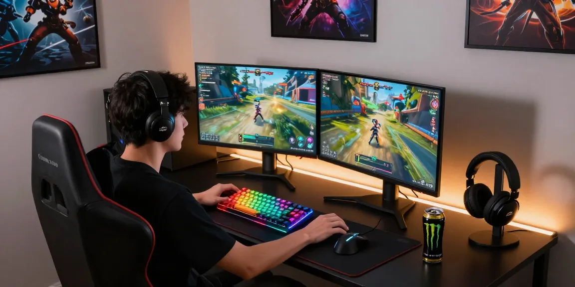 Customize your hall effect keyboards in a vibrant gaming setup with RGB lighting and engaging gameplay.