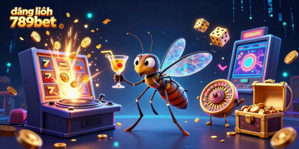 Experience the excitement of đăng nhập 789bet with this lively casino-themed illustration featuring unique characters and vibrant elements.