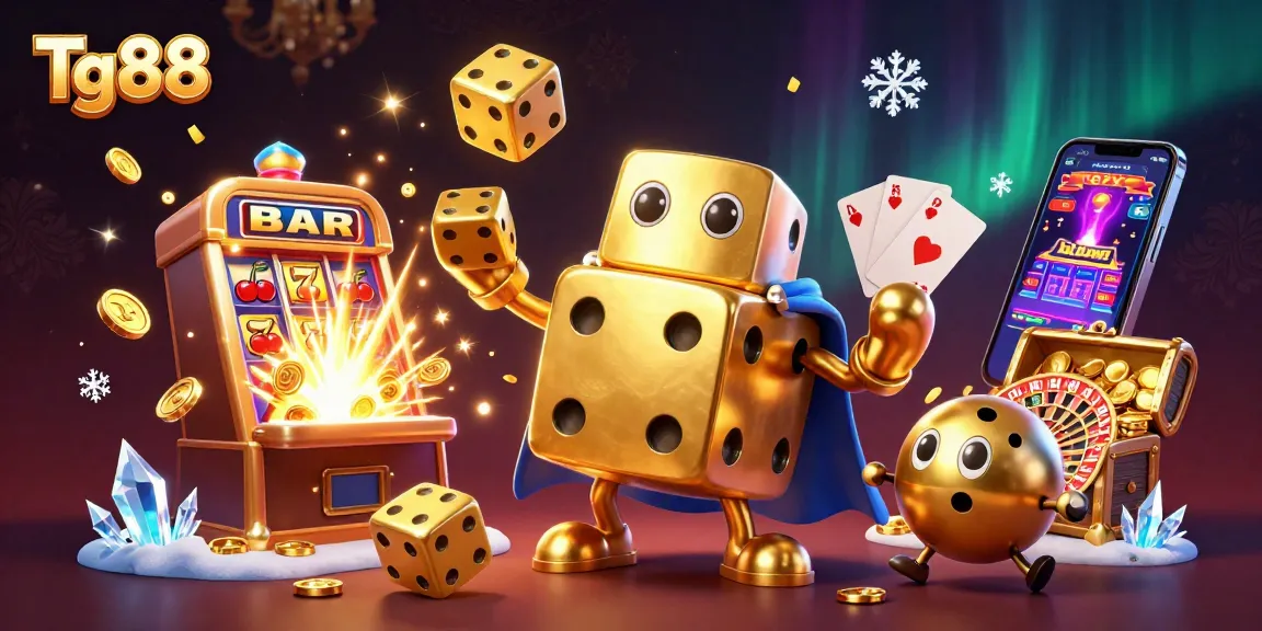 Engage in thrilling casino adventures with Tg88, featuring a vibrant 3D-dice scene brimming with excitement.
