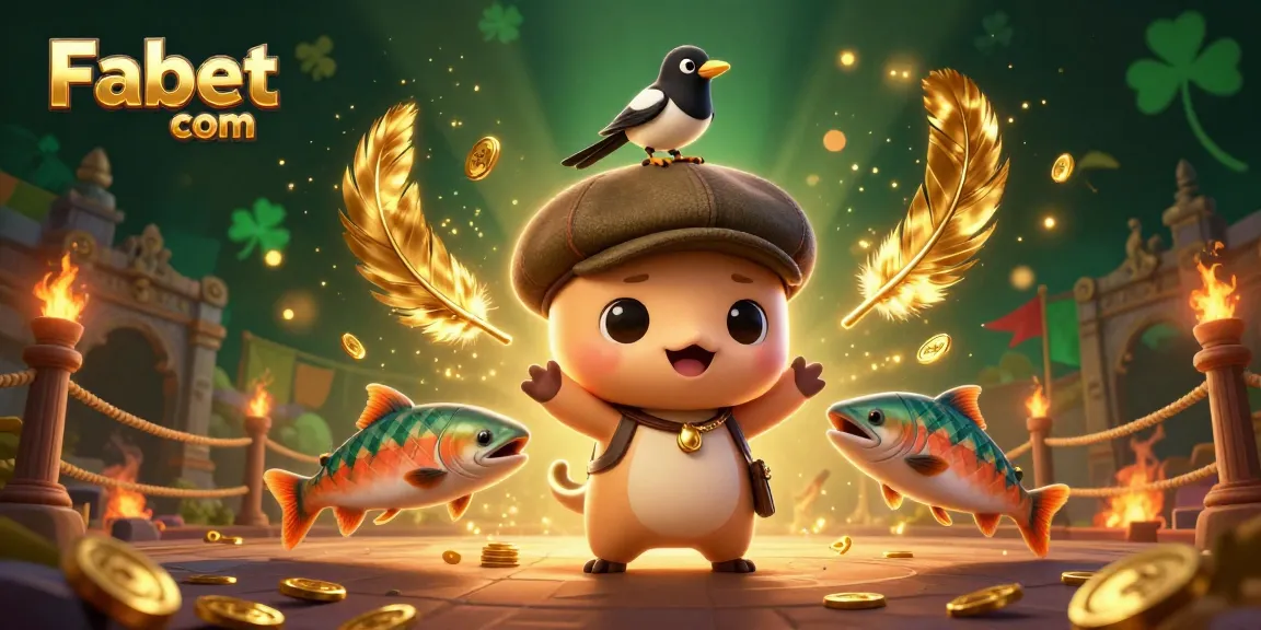 Engage with Fabet com at this vibrant 3D illustration showcasing exciting casino adventures.